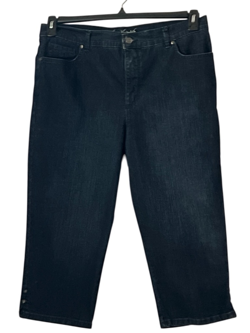 Gloria Vanderbilt Deep‎ Indigo Capri Jeans, Size 16P